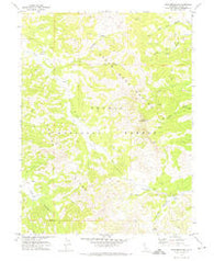 Dixie Mountain California Historical topographic map, 1:24000 scale, 7.5 X 7.5 Minute, Year 1972