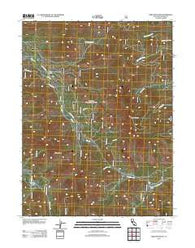 Dixie Mountain California Historical topographic map, 1:24000 scale, 7.5 X 7.5 Minute, Year 2012