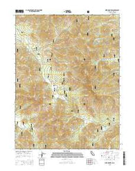 Dixie Mountain California Current topographic map, 1:24000 scale, 7.5 X 7.5 Minute, Year 2015
