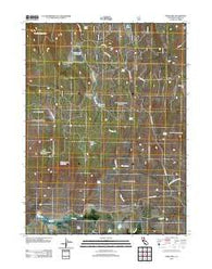 Dixie Peak California Historical topographic map, 1:24000 scale, 7.5 X 7.5 Minute, Year 2012