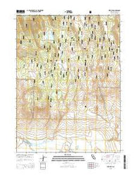 Dixie Peak California Current topographic map, 1:24000 scale, 7.5 X 7.5 Minute, Year 2015
