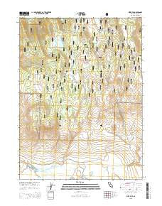 Dixie Peak California Current topographic map, 1:24000 scale, 7.5 X 7.5 Minute, Year 2015