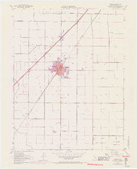 Dixon California Historical topographic map, 1:24000 scale, 7.5 X 7.5 Minute, Year 1952