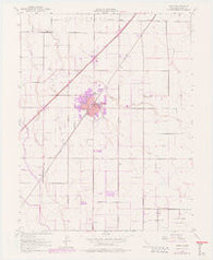 Dixon California Historical topographic map, 1:24000 scale, 7.5 X 7.5 Minute, Year 1952