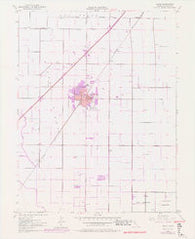 Dixon California Historical topographic map, 1:24000 scale, 7.5 X 7.5 Minute, Year 1952