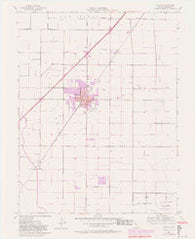 Dixon California Historical topographic map, 1:24000 scale, 7.5 X 7.5 Minute, Year 1952
