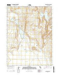 Dodge Reservoir California Current topographic map, 1:24000 scale, 7.5 X 7.5 Minute, Year 2015