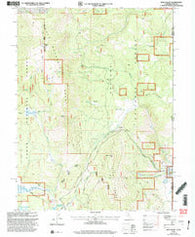 Dog Valley California Historical topographic map, 1:24000 scale, 7.5 X 7.5 Minute, Year 2000