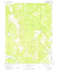 Dog Valley California Historical topographic map, 1:24000 scale, 7.5 X 7.5 Minute, Year 1981