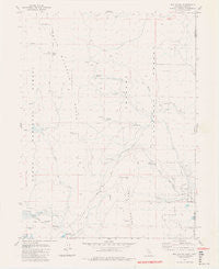 Dog Valley California Historical topographic map, 1:24000 scale, 7.5 X 7.5 Minute, Year 1981