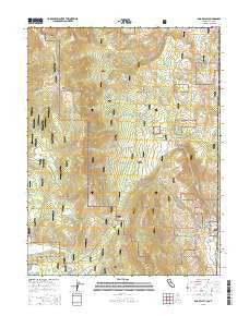 Dog Valley California Current topographic map, 1:24000 scale, 7.5 X 7.5 Minute, Year 2015