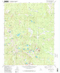 Dogtooth Peak California Historical topographic map, 1:24000 scale, 7.5 X 7.5 Minute, Year 1982