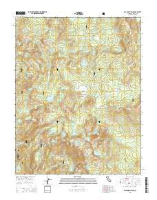 Dogtooth Peak California Current topographic map, 1:24000 scale, 7.5 X 7.5 Minute, Year 2015