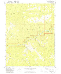 Dogwood Peak California Historical topographic map, 1:24000 scale, 7.5 X 7.5 Minute, Year 1979