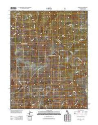 Dome Hill California Historical topographic map, 1:24000 scale, 7.5 X 7.5 Minute, Year 2012