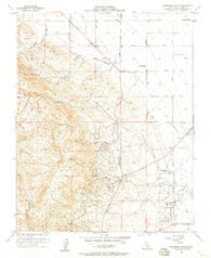 Domengine Ranch California Historical topographic map, 1:24000 scale, 7.5 X 7.5 Minute, Year 1956