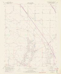 Domengine Ranch California Historical topographic map, 1:24000 scale, 7.5 X 7.5 Minute, Year 1956