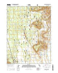 Donica Mountain California Current topographic map, 1:24000 scale, 7.5 X 7.5 Minute, Year 2015