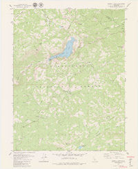 Donnell Lake California Historical topographic map, 1:24000 scale, 7.5 X 7.5 Minute, Year 1979