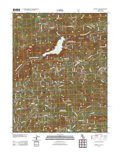 Donnell Lake California Historical topographic map, 1:24000 scale, 7.5 X 7.5 Minute, Year 2012