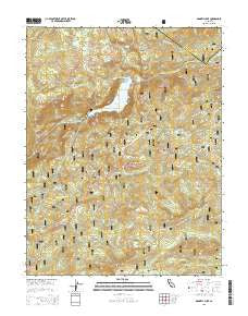 Donnell Lake California Current topographic map, 1:24000 scale, 7.5 X 7.5 Minute, Year 2015