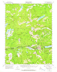 Donner Pass California Historical topographic map, 1:62500 scale, 15 X 15 Minute, Year 1955