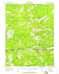 Donner Pass California Historical topographic map, 1:62500 scale, 15 X 15 Minute, Year 1955