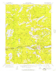 Donner Pass California Historical topographic map, 1:62500 scale, 15 X 15 Minute, Year 1955