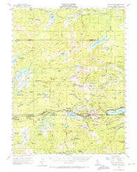 Donner Pass California Historical topographic map, 1:62500 scale, 15 X 15 Minute, Year 1955