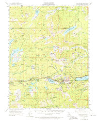 Donner Pass California Historical topographic map, 1:62500 scale, 15 X 15 Minute, Year 1955