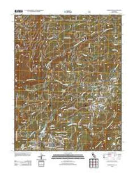 Dorrington California Historical topographic map, 1:24000 scale, 7.5 X 7.5 Minute, Year 2012