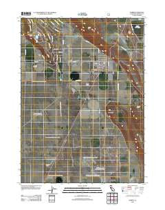 Dorris California Historical topographic map, 1:24000 scale, 7.5 X 7.5 Minute, Year 2012