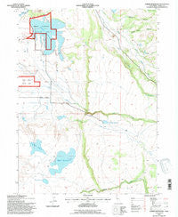 Dorris Reservoir California Historical topographic map, 1:24000 scale, 7.5 X 7.5 Minute, Year 1993
