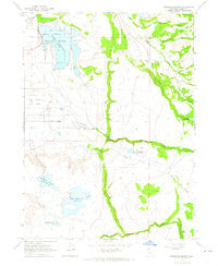 Dorris Reservoir California Historical topographic map, 1:24000 scale, 7.5 X 7.5 Minute, Year 1963