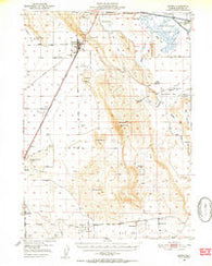Dorris California Historical topographic map, 1:62500 scale, 15 X 15 Minute, Year 1950
