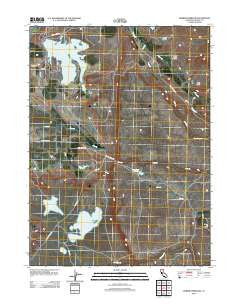 Dorris Reservoir California Historical topographic map, 1:24000 scale, 7.5 X 7.5 Minute, Year 2012