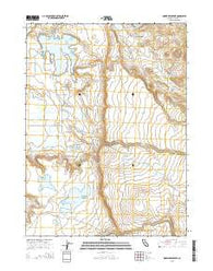 Dorris Reservoir California Current topographic map, 1:24000 scale, 7.5 X 7.5 Minute, Year 2015