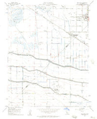 Dos Palos California Historical topographic map, 1:24000 scale, 7.5 X 7.5 Minute, Year 1956