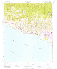 Dos Pueblos Canyon California Historical topographic map, 1:24000 scale, 7.5 X 7.5 Minute, Year 1951
