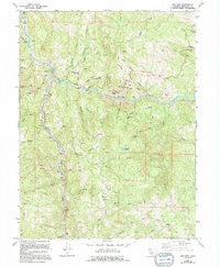 Dos Rios California Historical topographic map, 1:24000 scale, 7.5 X 7.5 Minute, Year 1967