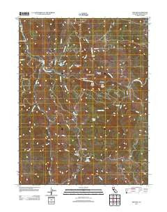 Dos Rios California Historical topographic map, 1:24000 scale, 7.5 X 7.5 Minute, Year 2012