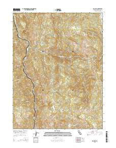 Dos Rios California Current topographic map, 1:24000 scale, 7.5 X 7.5 Minute, Year 2015