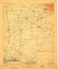 Downey California Historical topographic map, 1:62500 scale, 15 X 15 Minute, Year 1902
