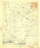 Downey California Historical topographic map, 1:62500 scale, 15 X 15 Minute, Year 1902