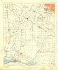 Downey California Historical topographic map, 1:62500 scale, 15 X 15 Minute, Year 1902