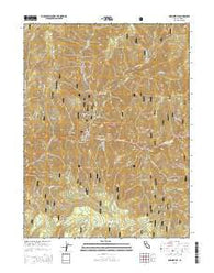 Downieville California Current topographic map, 1:24000 scale, 7.5 X 7.5 Minute, Year 2015