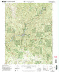 Downieville California Historical topographic map, 1:24000 scale, 7.5 X 7.5 Minute, Year 2000