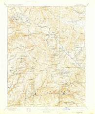 Downieville California Historical topographic map, 1:125000 scale, 30 X 30 Minute, Year 1897
