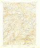 Downieville California Historical topographic map, 1:125000 scale, 30 X 30 Minute, Year 1897