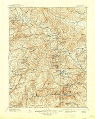 Downieville California Historical topographic map, 1:125000 scale, 30 X 30 Minute, Year 1897